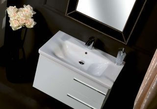 Тумба под раковину Armadi Art Neoart 80см белый 832-080-WH